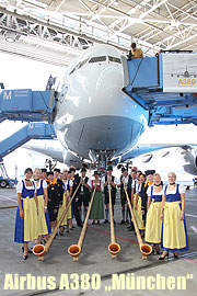 Seefest TegernseTaufe Airbus A380 "München" am Flughafen (Foto. Martin Schmitz)